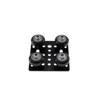 BCOMFY 1PC Parti Della Stampante 3D V Gantry Plat Set Speciale Piastra di Scorrimento Puleggia for 2020/2040 V-slot Profili In Alluminio ruote