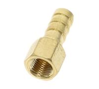 BCOMFY 1pc Raccordi for Tubi In Ottone Barb Tubo Coda Raccordo Carburante Aria Gas Tubo Acqua Olio ID 4mm-19mm A 1/8'' 1/4'' 3/8 "1/2'' Filettatura Femmina Rame(4mm)