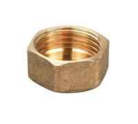 BCOMFY 1PC Rame 1/8 "1/4" 3/8 "1/2" 3/4 "Filettatura maschio Tubo in ottone Testa esagonale Tappo terminale Raccordo Accoppiatore Adattatore del connettore(Female Plug,1/2")