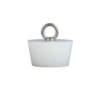 BCOMFY 1Pc Tappo di tenuta in silicone conico con anello di sollevamento Scarico a pavimento Serbatoio di pesce Tappo in gel di silice impermeabile Manico rotondo in acciaio(66x79x41mm)