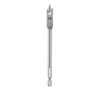 BCOMFY 1Pc Trapano piatto Apriscatole for legno placcato in titanio Trapano elettrico a mano Punta da falegname con gambo esagonale Punta da trapano for lavorazione del legno(14mm)