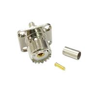 BCOMFY 1PC UHF Maschio PL259 SO239 Femmina Martinetti RF Connettore Coassiale for RG316 RG174 RG58 Cavo Terminale di Saldatura NUOVO(Type7)