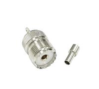 BCOMFY 1PC UHF Maschio PL259 SO239 Femmina Martinetti RF Connettore Coassiale for RG316 RG174 RG58 Cavo Terminale di Saldatura NUOVO(Type5)