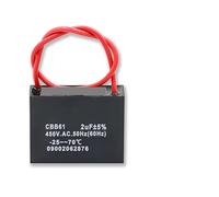 BCOMFY 1PCS CBB61 450V Start Capacitor 0.8 1 1.5 1.8 2 2.5 3 4 5 6 7 8 10 12 15 18 20UF Fan Ceiling Exhaust Motor Run Capacitor CBB(450V3.5UF)