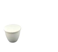 BCOMFY 1piece Laboratory 5/10/20/25/30/50/100/150/200ml/300/500/750/1000ml Corundum Crucible 99% Alumina Ash Crucible with Cover(1000ml)