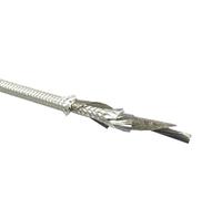 BCOMFY 2 Metri Nichel Puro Mica Nichelata Filo Ad Alta Temperatura 20-9AWG Resistente Alle Alte Temperature 500℃/600℃/1000℃ Filo Ignifugo(Nickel plated,18 AWG 0.75mm)
