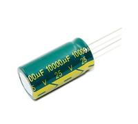 BCOMFY 25v10000uf 100v1000uf Condensatore elettrolitico ad alta frequenza, bassa resistenza, lunga durata 10000UF 25V 1000UF 100V 18X35mm 5 PZ(25v10000uf 5PCS)