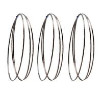 BCOMFY 3 pezzi 1332 1400 1440 1570 1640 1712 1750 1790 mm Lame for sega a nastro for la lavorazione del legno.3 mm (1/8quot;) con curva di taglio delle lame da 14 Tpi.(3 Pcs Length 1435mm)