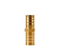 BCOMFY 4 5 6 8 10 12mm Portagomma in ottone Portagomma dritto Tee Y Croce 2/3/4 vie Raccordo Splitter Connettore Home Garde(Straight,6mm)