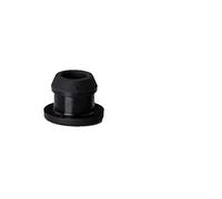 BCOMFY 5/10pcs Cappucci in gomma siliconica solida nera T Tipo di tappo Coperchio Guarnizione a scatto Guarnizione di chiusura Tappo di tenuta 2.5mm-14mm(A 7.5mm,5pcs)
