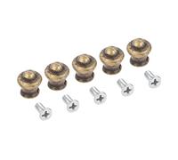 BCOMFY 5 PCS Singolo Foro Rotonda Minin Manopola Dei Monili Petto Box Armadio Armadio Comò Cassetto Porta Finestra Maniglia Tirare Manopola W/Vite(F)