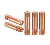 BCOMFY 5 pezzi Punta di contatto for torcia di saldatura Ugello del gas Ugello del gas universale Ricambio for accessori for saldatura for MB-15AK 14AK MIG/MAG(0.8mm)