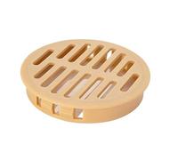 BCOMFY 50 pezzi di griglia di copertura for bocchette di ventilazione rotonde in plastica con fibbia a molla for mobili, scarpiera e armadio(35mm Orange)