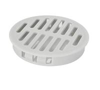 BCOMFY 50 pezzi di griglia di copertura for bocchette di ventilazione rotonde in plastica con fibbia a molla for mobili, scarpiera e armadio(60mm Grey)