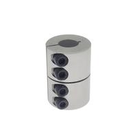 BCOMFY Accoppiatore albero rigido D25L40 Morsetto Servomotore passo-passo Accoppiamento Macchina for incidere 4/5/6/6.35/8/10/12 for Cr10 Ender-3(6.35X6.35)