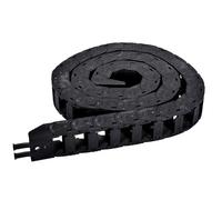 BCOMFY Catene di trasmissione da 1 M Catena portacavi in nylon for cavo di traino in plastica Catena portacavi for stampante 3D Incisione CNC 15mm 18mm(Bending Radius 48mm,15x40 Semi closed)