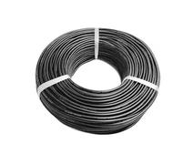 BCOMFY Cavo di alimentazione in silicone morbido da 5 m a 50 m, 12 14 16 18 20 22 24 26 AWG, filo elettrico resistente al calore, rosso nero, for batteria auto, luce LED(Black Color,20M_22 AWG)