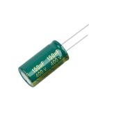 BCOMFY Condensatore elettrolitico in alluminio 400V 2.2UF 4.7UF 6.8UF 10UF 15UF 22UF 33UF 47UF 68UF 82UF 100UF Alta frequenza bassa ESR(400V22UF-1-100PCS)