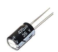 BCOMFY Condensatore elettrolitico in alluminio da 20 pezzi 35V 470uF 4V 10V 16V 25V 35V 100UF 220UF 330UF 470UF 680UF 1000UF 47UF 1500UF 10UF 22UF(35V 220UF 20PCS)