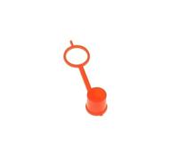 BCOMFY Confezione da 100 pezzi Cappucci for raccordo grasso Cappucci antipolvere in polietilene ROSSO for raccordo for capezzolo grasso con filettatura metrica M6 M8 M10(M8)