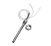 BCOMFY Elemento riscaldante del riscaldatore a Cartuccia filettata DN15 (1/2") 1pc 12x100/150/200 Dimensioni Tubo 300W/500W/800W/1000W for Acqua(220V,DN15 12X200mm 1000W)