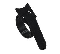 BCOMFY Fissare lo spazio libero for i cavi Fissare Flange in plastica Cinghia in nylon Indicatori colorati Protezione Organizzatore di cavi selezionati e cavi rilasciabili(Black,150mm x 50Pcs)