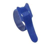 BCOMFY Fissare lo spazio libero for i cavi Fissare Flange in plastica Cinghia in nylon Indicatori colorati Protezione Organizzatore di cavi selezionati e cavi rilasciabili(Blue,150mm x 50Pcs)
