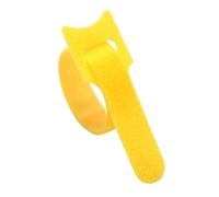 BCOMFY Fissare lo spazio libero for i cavi Fissare Flange in plastica Cinghia in nylon Indicatori colorati Protezione Organizzatore di cavi selezionati e cavi rilasciabili(Yellow,150mm x 30Pcs)