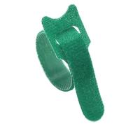 BCOMFY Fissare lo spazio libero for i cavi Fissare Flange in plastica Cinghia in nylon Indicatori colorati Protezione Organizzatore di cavi selezionati e cavi rilasciabili(Green,150mm x 30Pcs)