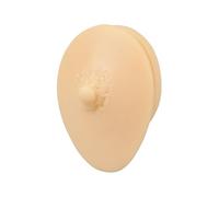 BCOMFY Forniture for tatuaggi, 1 pezzo, modello di occhio in silicone, simulazione di pratica di foratura, naso umano, bocca, parte del corpo, display for piercing, gioielli(Nipple)