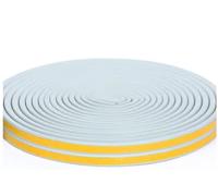 BCOMFY Guarnizione for finestre DIEP 5M/10M, nastro di tenuta in schiuma di gomma acustica autoadesiva, antivento, isolamento termico for porte(Grey,5M_P)