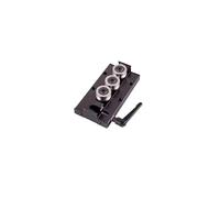 BCOMFY Guida lineare a Doppio ASSE incorporata Nera 46mm SGR15 Binario di Scorrimento SGB15 Blocco Macchinari for la Lavorazione del Legno ASSE Ottico Pista Fotografica(SGB15-3UU Lock Block)