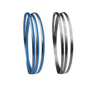 BCOMFY Lama for sega a nastro 2 pezzi 1425 X 6,35 X 0,35 mm for sega a nastro for taglio legno Draper BS250 Silverline Delta da 8", TPI 6/10/14(TPI 10)