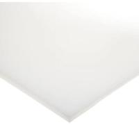 BCOMFY Lastra di vetro fuso opaco bianco puro acrilico singolo for artigianato, insegne, articoli da esposizione fai da te(5mm Thickness,100x100mm)