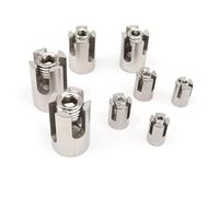 BCOMFY Morsetti for cavi con fibbia a croce fissa in acciaio inossidabile 304, set di dadi e bulloni, dimensioni da M2 a M8(Fit diameter 3mm)