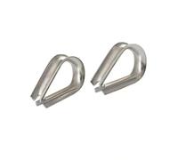 BCOMFY Morsetto ad anello for redancia in acciaio inossidabile 304, manicotto for fune metallica(M3 (10Pcs))