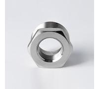 BCOMFY Riduttore di velocità a boccola 1/8 "1/4" 1/2 "3/4" 1 "1-1/4" 1-1/2 "BSP Filettatura maschio/femmina Raccordi for tubi SS304(DN40 to DN25)