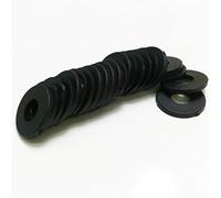 BCOMFY Rondella in plastica for cuscino isolato in plastica nera da 10 pezzi M2/2,5/3/4/5/6/8/10/12(M4X9X1mm 1000pcs)