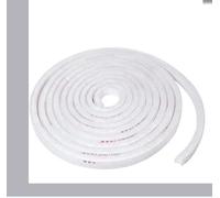 BCOMFY Striscia sigillante autoadesiva in lana 5/10/20M, isolamento for porte e finestre in lega di alluminio, isolamento acustico e prevenzione delle collisioni(7x12 White,20M)