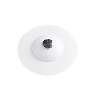 BCOMFY Tappo for vasca da bagno in silicone grande 1pc 10cm Coperchio di scarico a prova di perdite ， Tappo for capelli for lavandino ， Tappo piatto for vasca ， Accessori for il bagno(White-01)