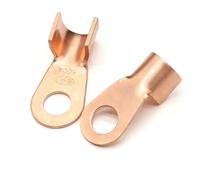 BCOMFY Terminali for cavi serie OT 100A 150A 200A 250A 300A 400A 500A Capicorda a crimpare in rame rosso a bocca aperta Connettore for cavi a crimpare(OT-500A,5 pieces)