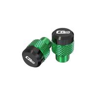 BCOTNHZT Accessori Moto M10 * 1,25 CNC Alluminio Specchio Foro Tappi Viti Bulloni per H CB650R 600F CB650F CB 650 R 2019-2023(Green CB650F)
