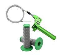 BCOTNHZT Manopole Acceleratore Per Moto, Manubrio, Cavo Compatibile Con 85cc-610cc 2004-2014(VERDE)