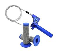 BCOTNHZT Manopole Per Moto Da 22 Mm, Cavo Dell'acceleratore, Compatibili Con RM80 1989-2001 RM85 2002-2015(BLU)