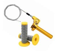 BCOTNHZT Manopole Per Moto Da 22 Mm, Con Cavo Dell'acceleratore, Compatibili CRF230F 2003-2016(ORO)