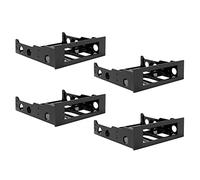 Bcowtte 4 pezzi da 3,5 a 5,25 piastre per unità alloggiamento anteriore bay adattatore