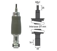 AMMORTIZZATORE ANTERIORE PER VESPA 50 SPECIAL 50 1972/1975 V5B1T CON COVER GRIGI