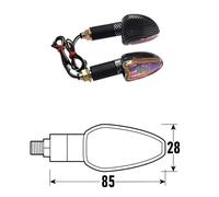 BCR - Freccia ARROW (Coppia) - Nero, Lente Iridescente