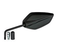 BCR Specchio retrovisore sinistro per moto YAMAHA N-MAX 125 ABS 17-18. Specchietto retrovisore per moto. Specchio per moto omologato. Specchio moto manubrio nero.