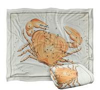 Bcreative - Graffitee Studios - S Hall Graffitee Studios Vintage Cancer Zodiac Coperta super morbida al tatto setoso - 152 x 127 cm